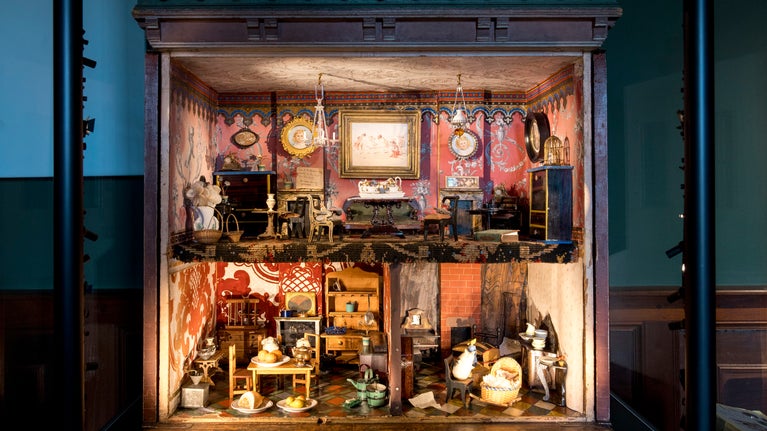 Beatrix Potter's dolls' house after conservation at our studio in Knole, Kent
